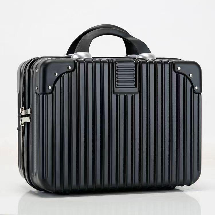 14-Inch Women's Portable Lockable Makeup and Nail Art Tool Case