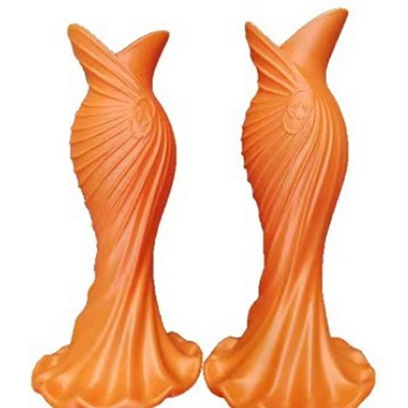 3D-gedruckte kreative Kleiderdesign-Vase Minimalistischer dekorativer Blumentopf für Eingangsbereich Regal Heimgeschenk für Frauen