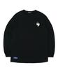 Upper Strop [Up9074] Upst Golf Comma Basic Round Long Sleeve T-Shirt Black
