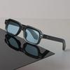 Quadratische Sonnenbrille Damen Herren Vintage Stilvoll Spiegel Minimalistisch Glas Sonnenbrillen Weiblich Männlich Coole Persönlichkeit Oculos De Sol