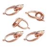 5 Pezzi Chiusure in Rame Forniture per la Creazione di Collane Estensioni Chiusure Pieghevoli Chiusure per Gioielli per Catene da Maglione