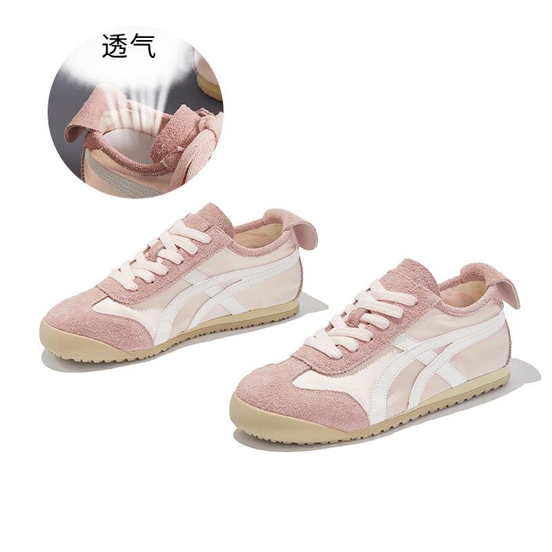 inner height increase 4cm leather training shoes women's autumn 2025 new ballet retro versatile casual sports board women