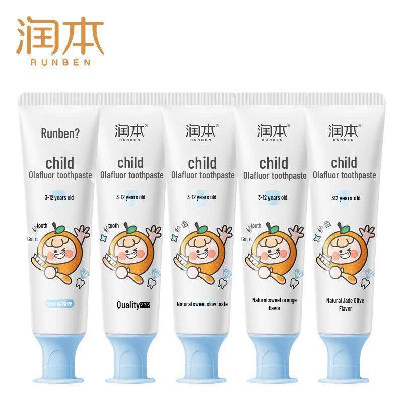 Runben Kids Olaflur Anti-Cavity Toothpaste