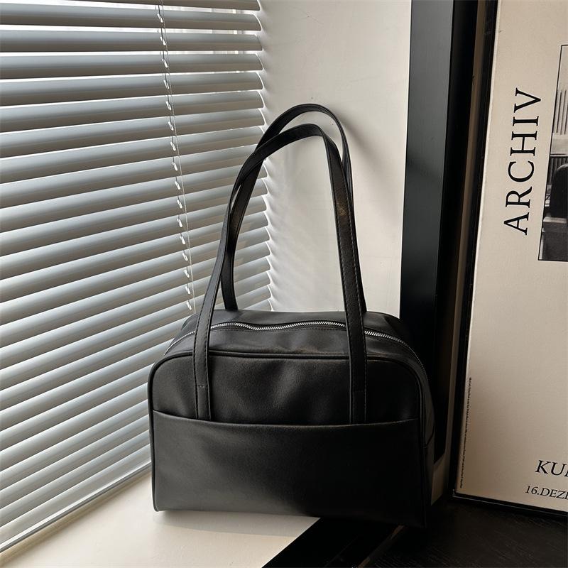 Large Capacity Pu Retro Armpit Bag Trendy New Commuter Trendy Portable Shoulder Bag