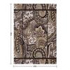 Paisley Tan Brown White Black Abstract Textures Fabric Print Throw Blanket Bed Fashionable Beautifuls Luxury Blankets