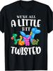 Humorous Balloon Animal T-Shirt for Women, Featuring a Vintage Design with Short Sleeves And a Crew