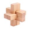 Wooden Luban Puzzle for Adults Kids Unlock Interlock Games Fun Challenge IQ Logic Training Brain Teaser Educational Toys