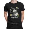 Just Girl Who Loves Pandas Sunflower Floral Kawaii Panda TShirt Kawaii Anime Panda Crewneck Tops Cotton T Shirt Humor Unisex