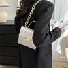 Modern Elegant Pu Crossbody Bag Trendy 2023 Square Chain Shoulder For Women