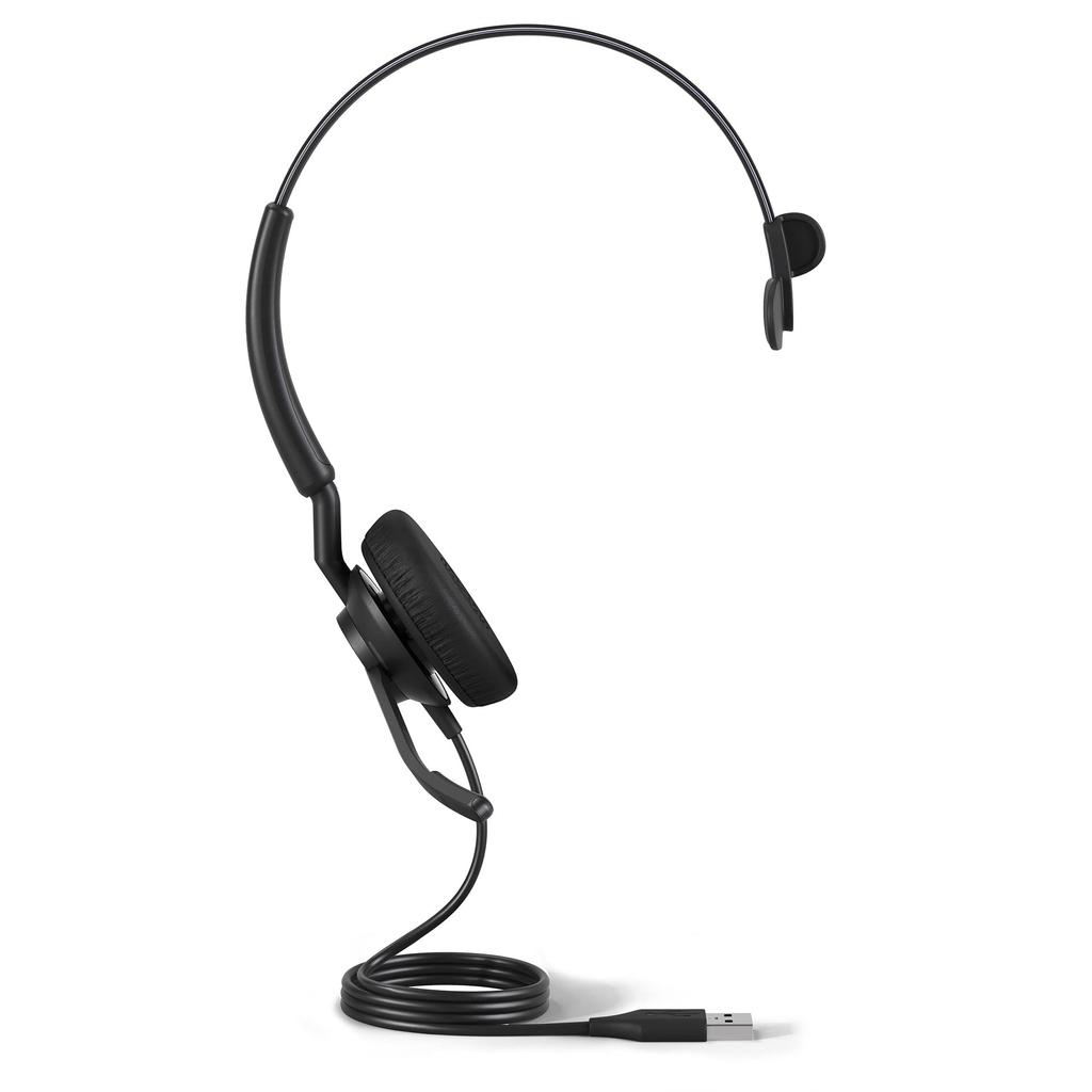 Jabra Engage 40 Wired Mono Headset with In-Line Call Control, Noise Cancellation, Two-Mic Technology, Ultra-Lightweight Design, USB-A Cable, MS Team