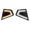 2-Color Front Bumper Side Grill Replacement Upgrade LED Daytime Running Lights with Turn Signals For Toyota Hilux Travo Overland, Rogue 2026+