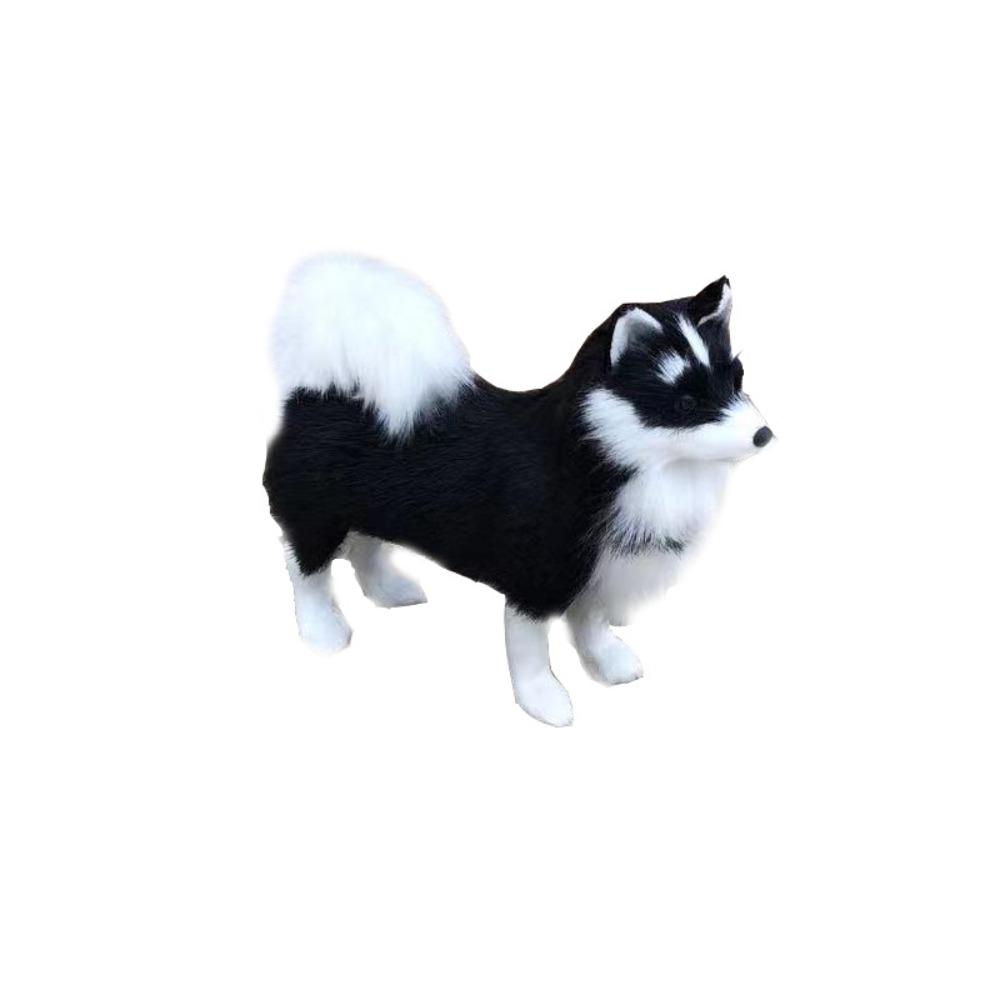 Animal Cute Husky Plush Toy Lifelike Lifelike Dog Plush Toy Simulated Dog Stuffed Doll  Child