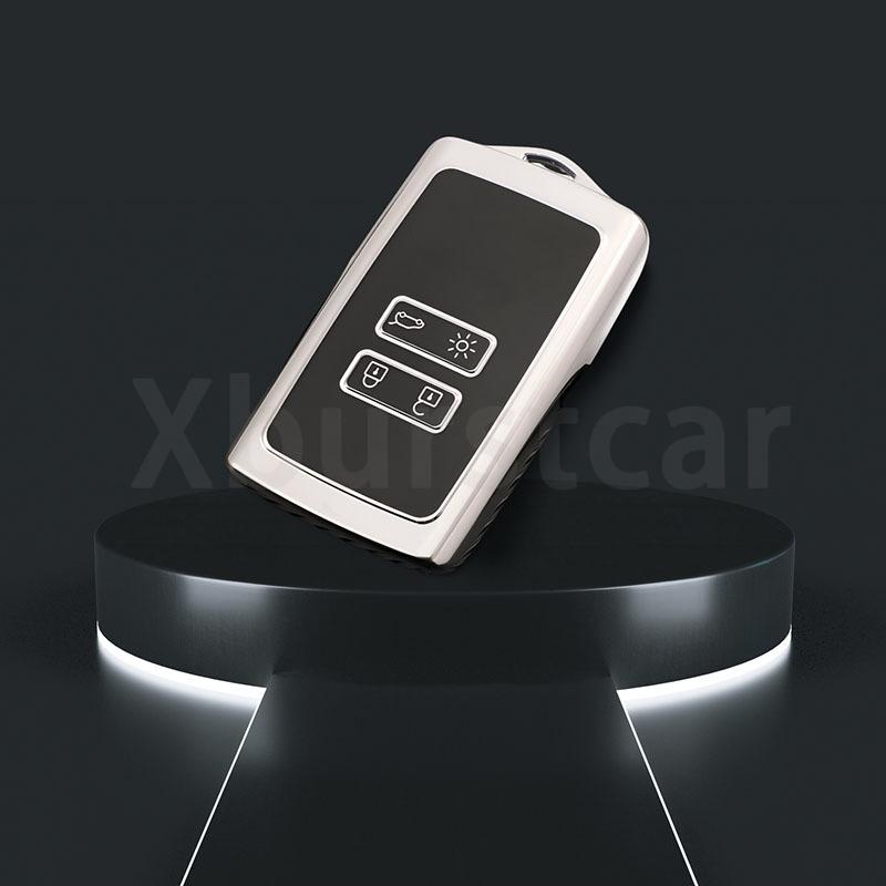

Tpu Shell Fob For Renault Megane Captur Espace Kangoo Sandero Talisman Koleos Kadjar Clio Car Smart Key Case Cover Accessories