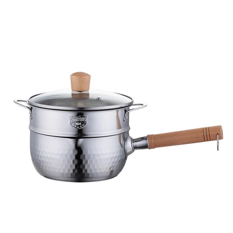 Beirens 304 Stainless Steel Yukihira Pot with Steamer
