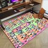 Colorful Character Collection Carpet For Playroom Bedroom Living Room Sofa Home Decorkids Game Area Rug Nonslip Floor Mat