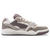 Li Ning Moon White Slip Resistant Abrasion Resistant Low Top Skateboard Shoes Men's Brown White AGCS251-22