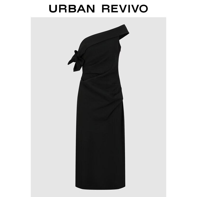 UR2026 Women s Summer Pleated Bow Dress M