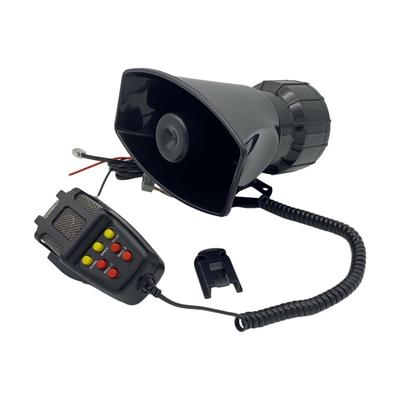Zestaw głośnikowy 12V 100W Samochodowy alarm ostrzegawczy Megafon Syrena policyjna Klakson pneumatyczny Głośnik Klakson samochodowy Wielotonowy i Klakson 120DB Głośny