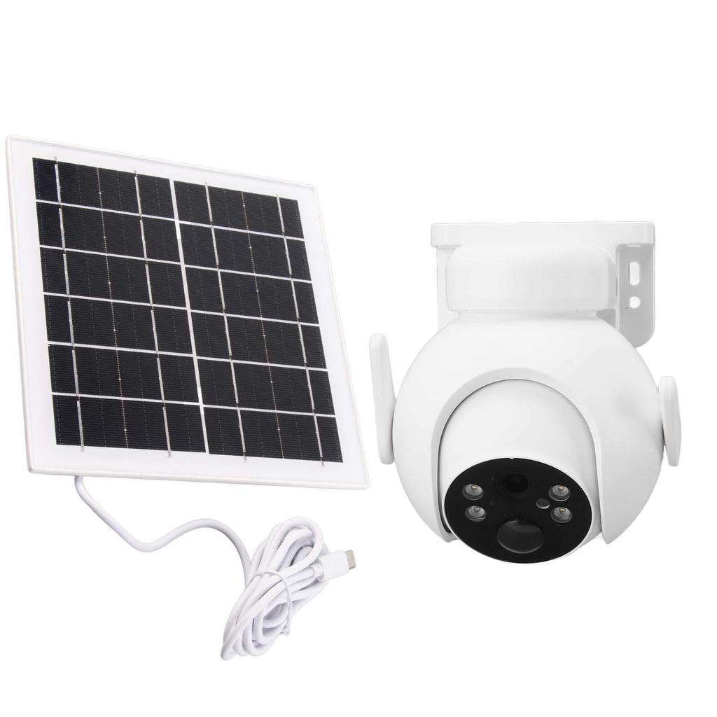 Solar Camera Wireless Ultra HD Rotatable Human Tracking Full Color Night Vision Solar Security Cameras for Home Outdoor