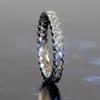 Simple Ring Ring Ring Woman In the Workplace, Round Zircon Inlaid Jewelry, Daily Matching Fashion Ring