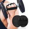 Workout Grip Gloves Fitness Exercise Gloves Four Finger Palms Protectors Half Finger Weightlifting Glove for Men & Women