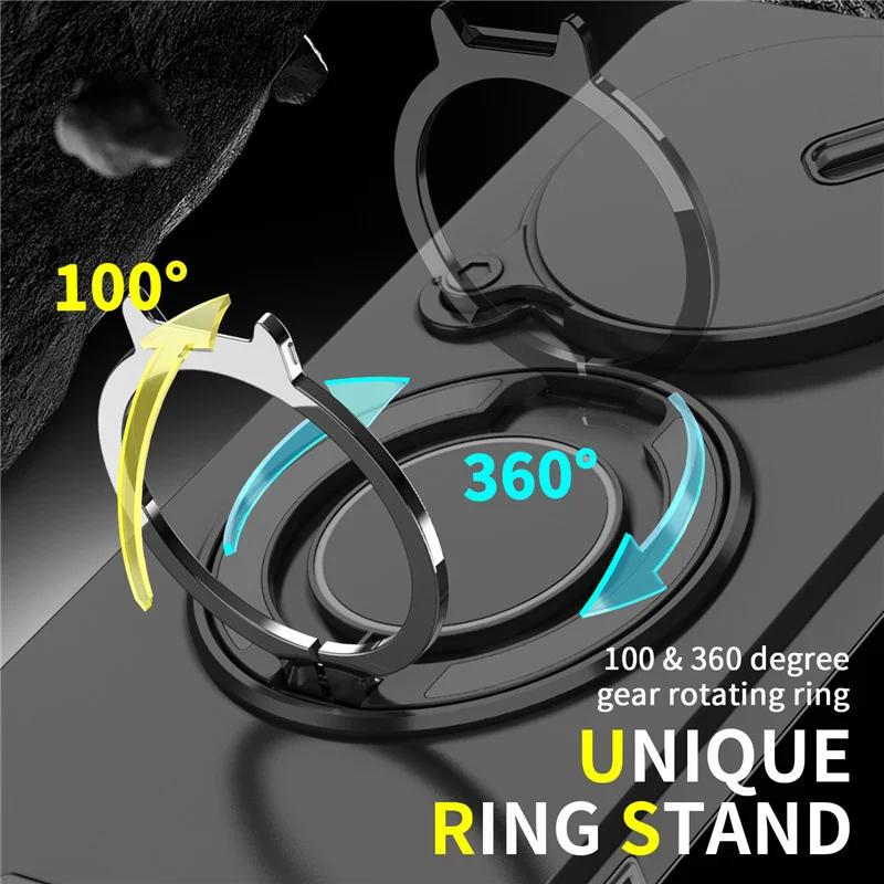 Für Honor Magic 7 Lite Magic7lite Stoßfeste Hybride Magnetische Ständer Handyhülle für Honor X9C Schiebeobjektiv Rüstungsschutzhülle