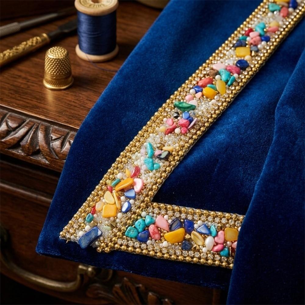1pcs Hotfix Crystal Rhinestone Chain 2 cm Width Rhinestone Applique Strips For DIY Crafts