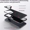 Fashion Leather Back Electroplated Hard PC Cover Case For Huawei Pura 70 Pro Ultra P60 PRO Art Nova 13 12