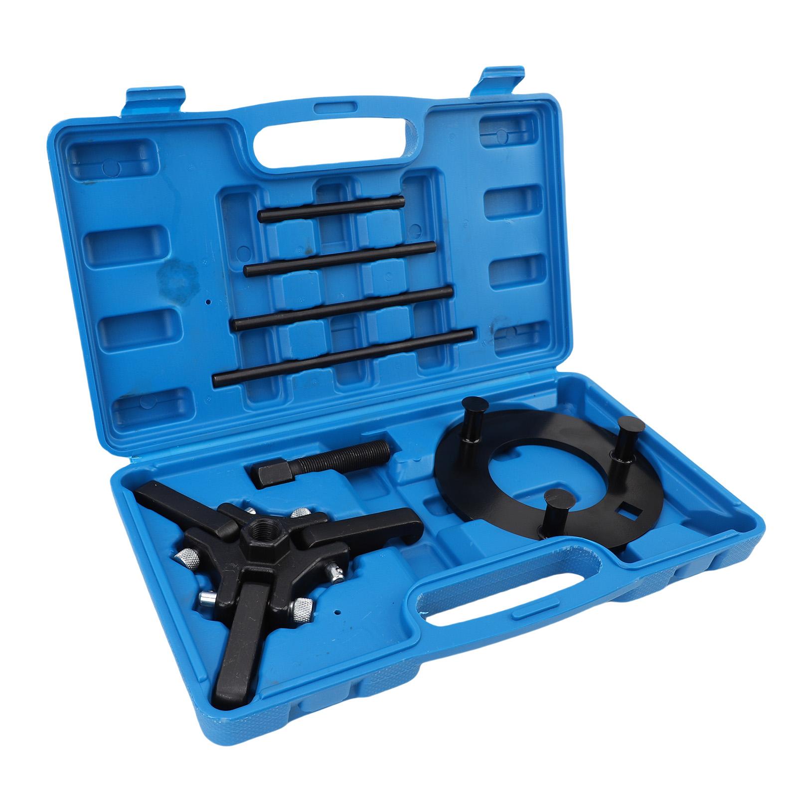 

Harmonic Balancer Puller Set 3 Jaw Pulley Puller with Holding Tool for Removing Harmonic Damper Balancers