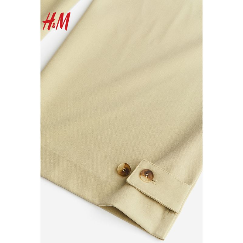 

HM Women s Pants Summer Maillard Wear Straight-leg Temperament Commute Cargo Pants 1206416 Beige 170/88A(46)