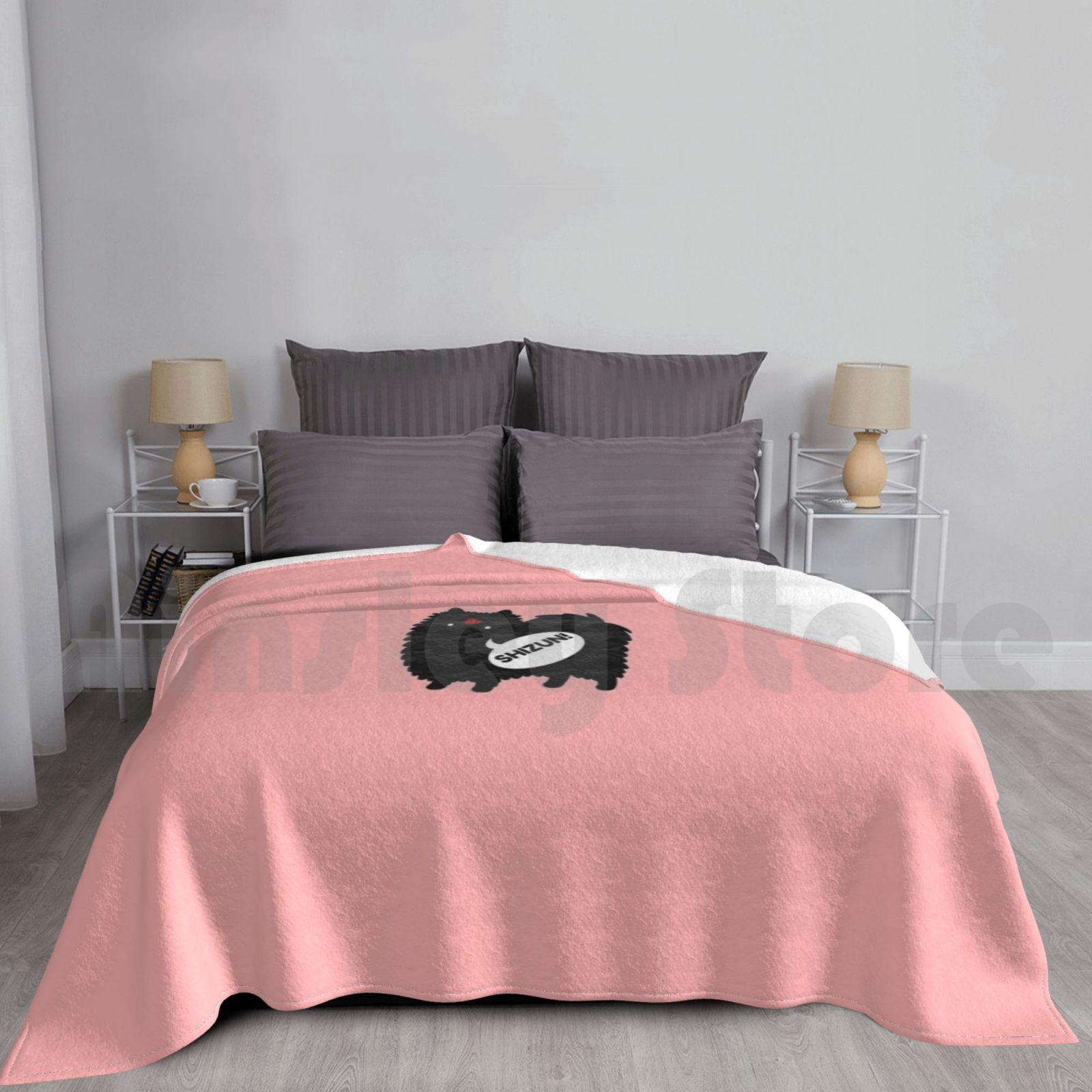 Pomeranian Luo Binghe Svsss Blanket For Sofa Bed Travel Bingqiu Luo Binghe Shen Qingqiu Mobei Jun Shang Qinghua Size: 75*100cm, Weight: 230 GSM