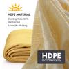 Outdoor Terrace Shading Net 80% Shading Rate HDPE Beige Shadow Mesh for Summer Gazebo Garden Sunscreen Shielding Awning Cloth