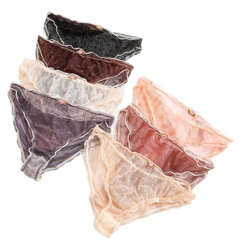 Candy Color Low-Rise Lightweight Breathable Panties for Women - Sweet Dopamine Triangle Briefs