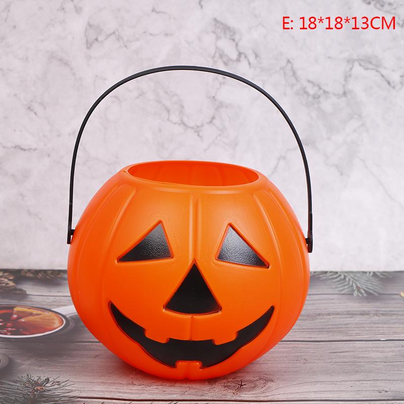 Halloween-Party-Requisiten, Kunststoff-Kürbis-Eimer, dekorieren Sie Halloween-Dekoration