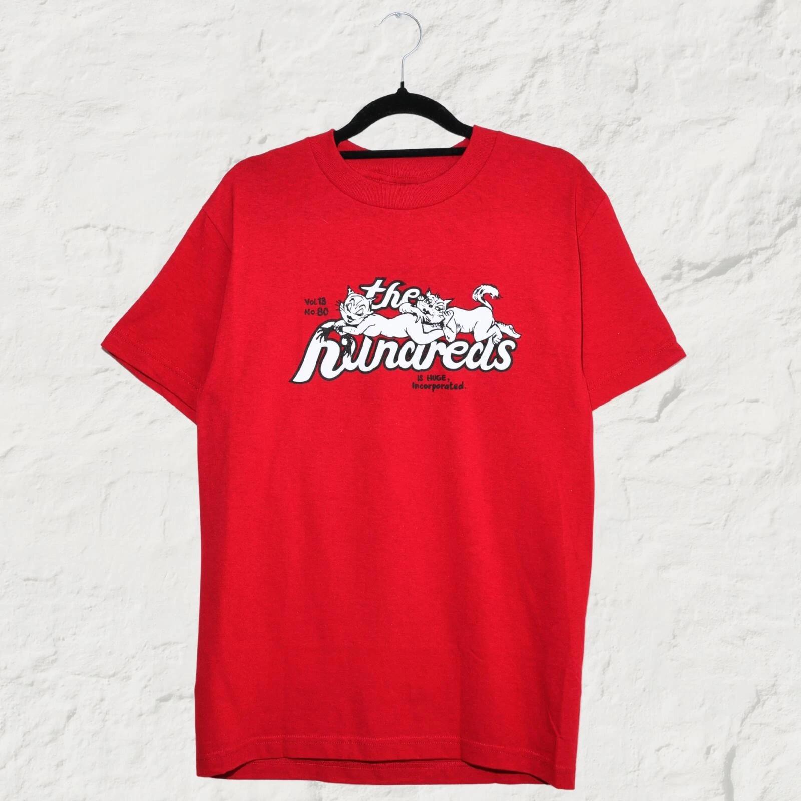 The Hundreds Katz Graphic Tee Red Skate Streetwear T-Shirt S 4XL