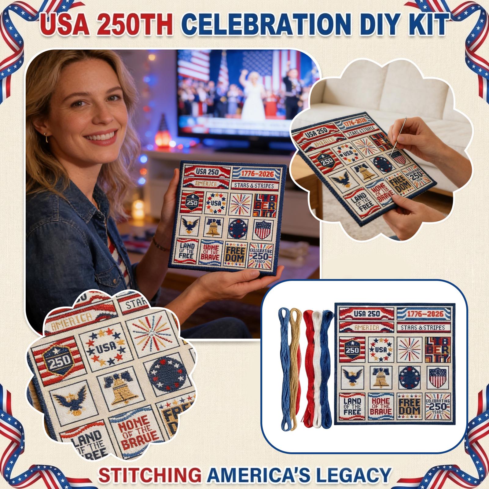 

Creative And Personalized Best-Selling Practical 250 DIY Kit Anniversary Embroidery One Size