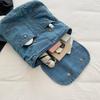 Large Capacity Backpack Women Denim Backpack