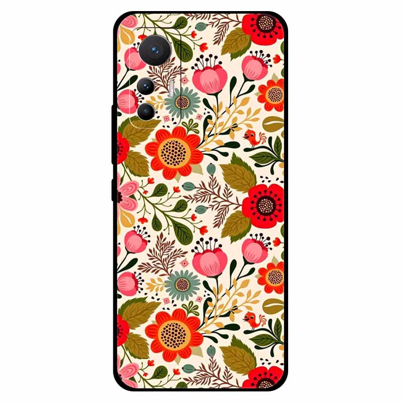 For Xiaomi 12 Lite Case Soft Silicone TPU Space Protective Back Cover For Xiaomi Mi 12 Lite Cases 12lite Printed Marble Shells