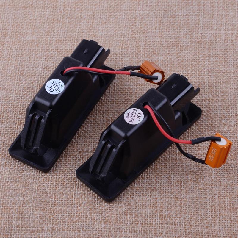 1Pair of Error Free 18 LED License Plate Number Lights Fit for Mercedes Benz W639 Viano Vito W906 Sprinter