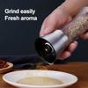 Stainless Steel Salt and Pepper Mill Manual Food Herb Grinders Spice Jar Containers Kitchen Gadgets Spice Bottles Glass
