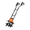 Corded Electric Tiller, 36cm Tilling Width Garden Rototiller, 1200W Motor Heavy-Duty Tilling Machine, Cultivator with Steel Tines and Foldable Handle,