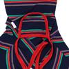 Breathable Pet Jumpsuit Dark Blue Striped Dog Pajamas Washable Dog Recovery Suit  Indoor Daily Wear