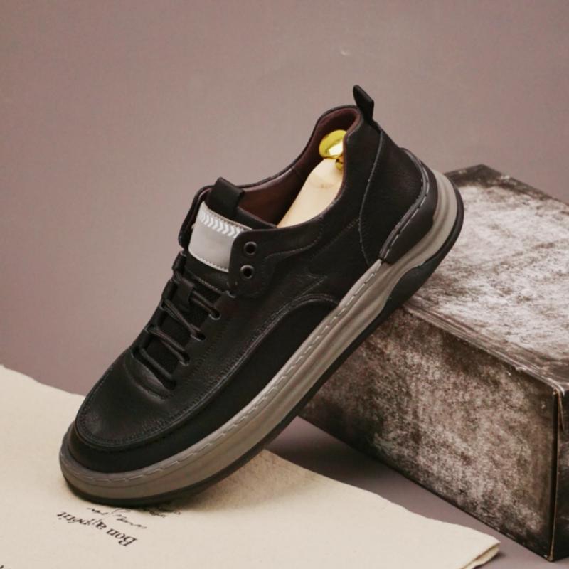 Fashion High Quality Oxford Shoes Wear-resistant Soles for Outdoor Hiking Leisure for Men's Versatile Men's Leather Business Shoes