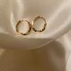 Artica Daily Wave One-Touch Ring Earrings Gold Silver 1+1