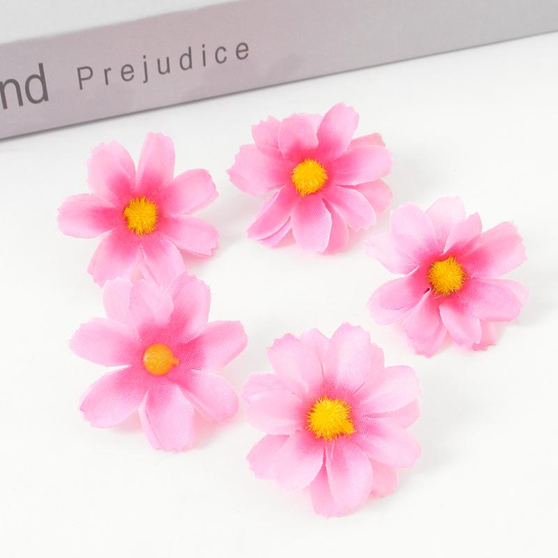 30/50Pcs Artificial Flowers Silk Fake Flowers for Home Decor Party Wedding Decoration Party Floral Design Craft Gifts Supplies