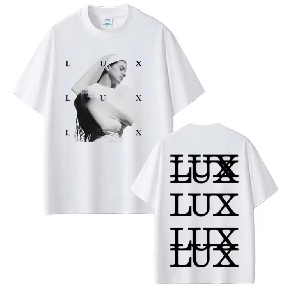 Fashion Printed Tshirt Singer Lux Rosalia for Unisex Women 2026 Summer New Harajuku Oversized Y2K Tshirt Retro Breathable Tshirt