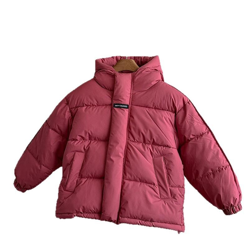 2025 Winter Kids' Thick Cotton-Padded Jacket for Boys and Girls – Cozy Bread Coat for Middle and Big Children