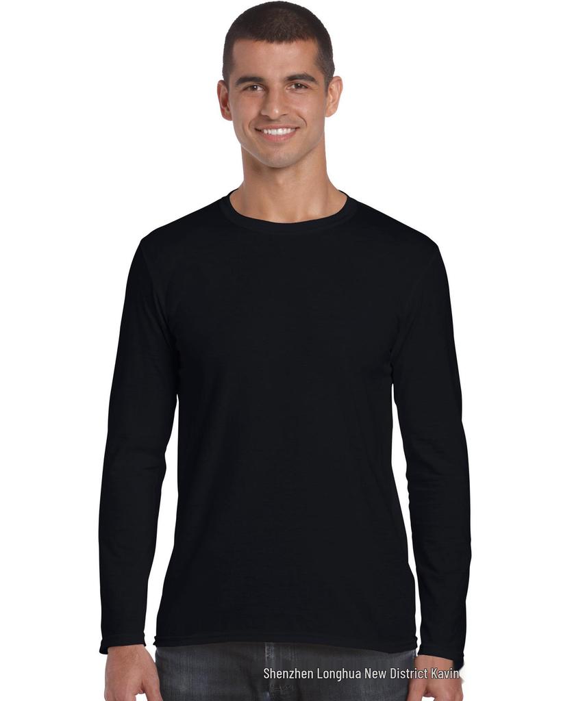 Gildan Men's 180g Long Sleeve Crew Neck T-Shirt