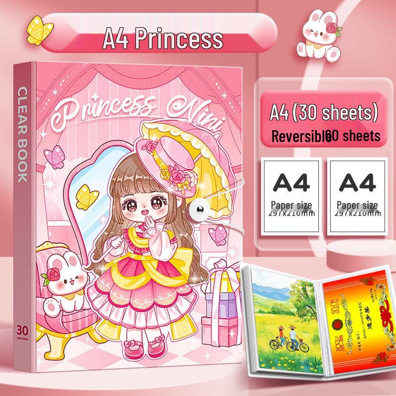 

Capibara A4 Transparent Data Folder: Insert & Store Test Papers, Awards for Primary School Students