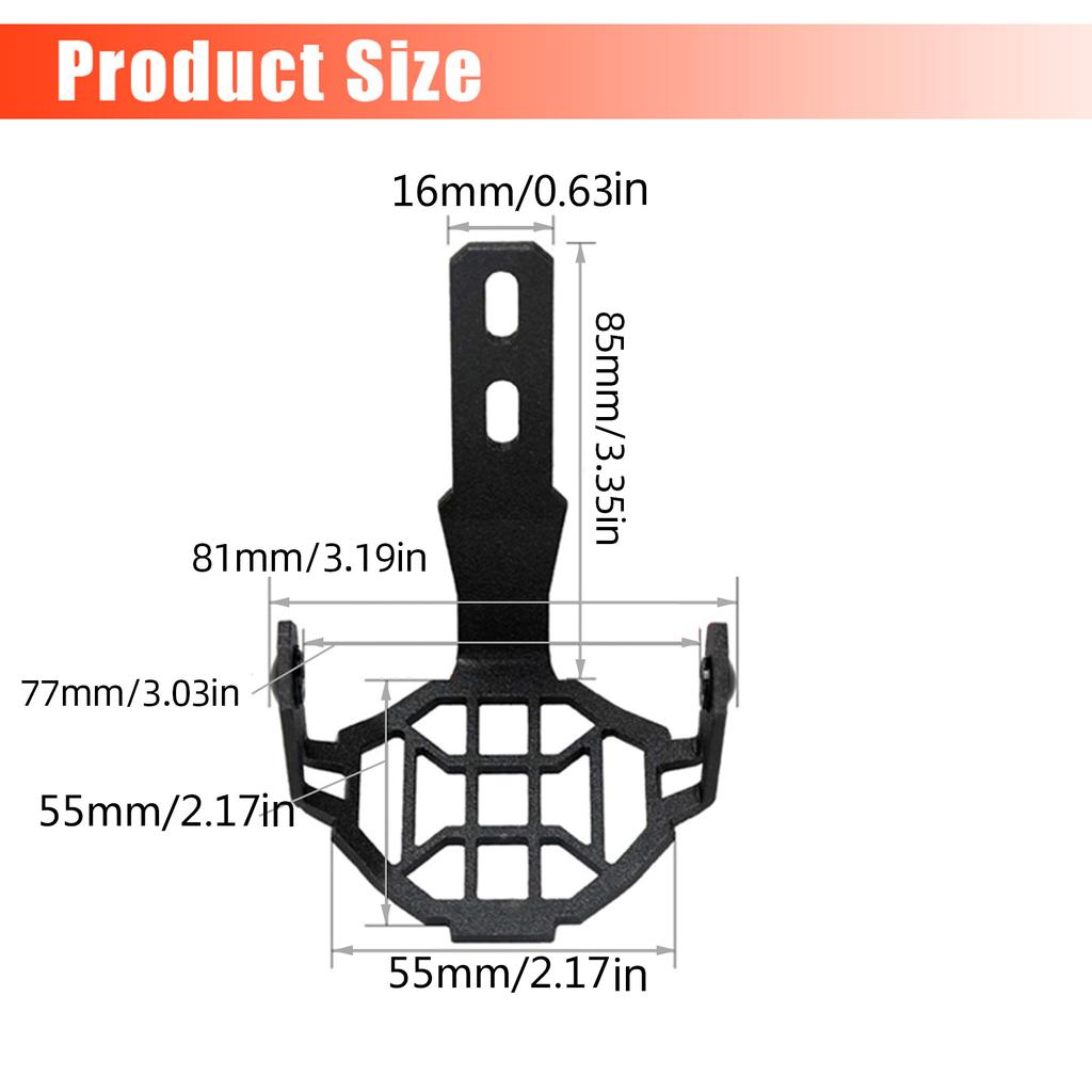 Motorcycles Fog Lamp Light Guard Protective Aluminum Cover LED Lamp Protector 2 Pack Compatible for R1200GS R1250GS